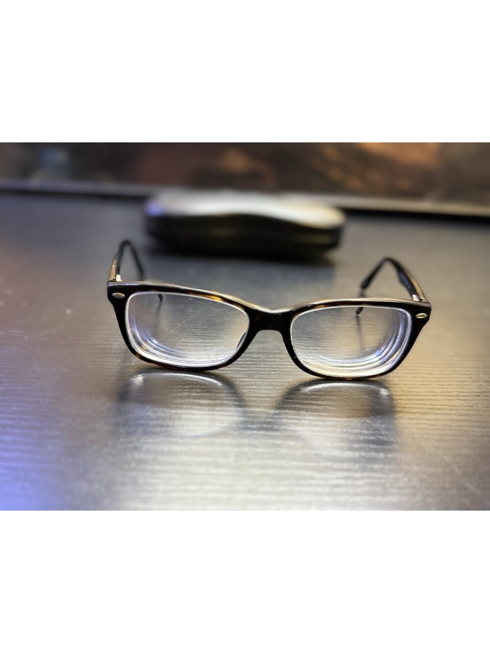 Ray-Ban RB5228 2012 Eyeglasses 55-17-140 Brown Tortoise Frames w/ Case